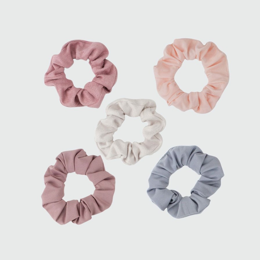 Accessoires Kitsch Matte Scrunchies Blush/Mauve