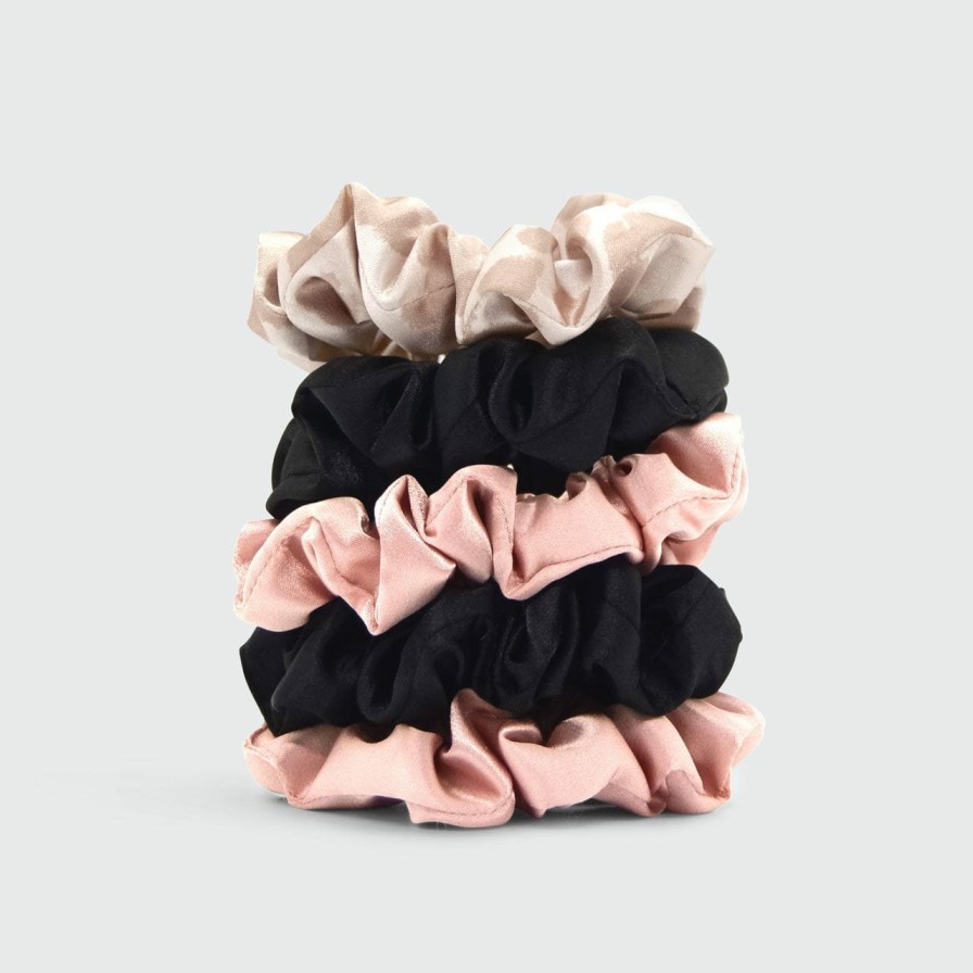 Accessoires Kitsch Diverse Satijnen Slaap Scrunchies