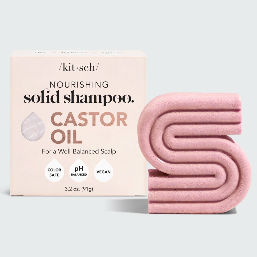 Haarverzorging Kitsch Castor Olie Voedende Shampoo Bar