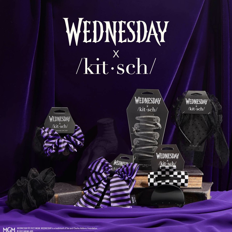 Accessoires Kitsch Woensdag X Kitsch Goth Sluier Hoofdband