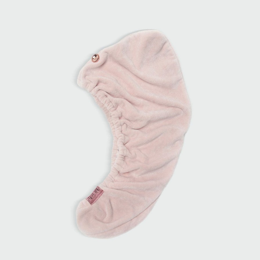 Reinigen Kitsch Microfiber Haarhanddoek - Blush