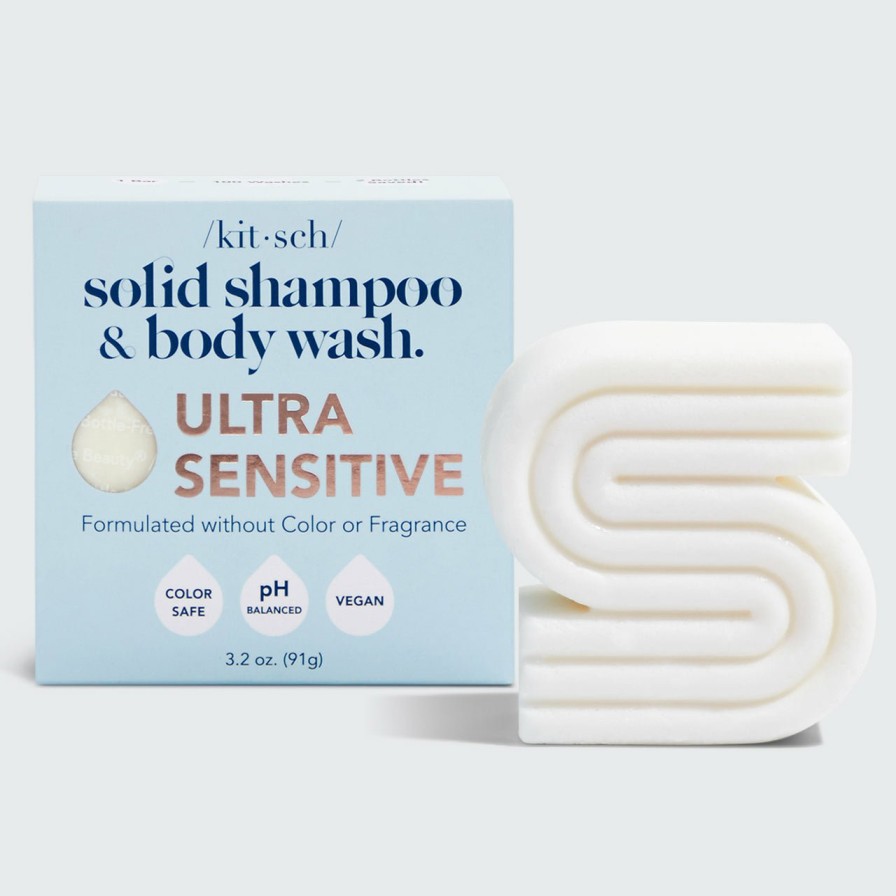 Haarverzorging Kitsch Ultra Gevoelige Shampoo & Body Wash Bar Geurvrij